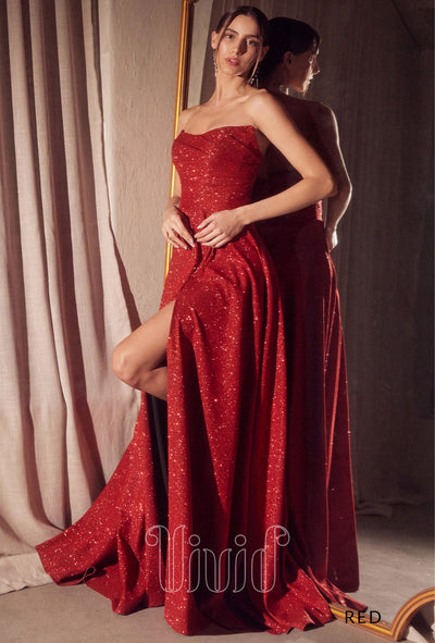 Vivid Dresses Delfina Gown in Red / Reds