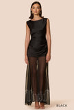 Demi Satin Maxi