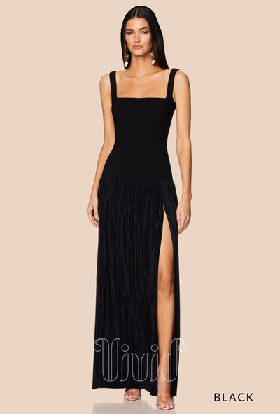 Nookie Desiree Square Neck Maxi in Black / Blacks