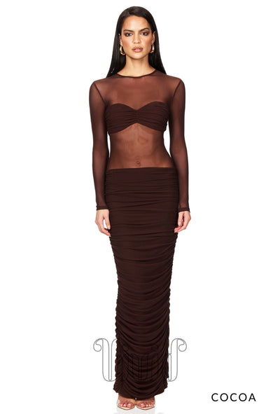 Nookie Eclipse Gown in Cocoa / Nude & Neutrals