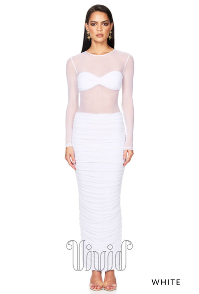 Nookie Eclipse Gown in White / Whites