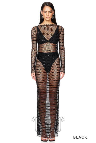 Nookie Fame Gown in Black / Blacks