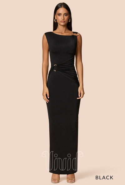 Nookie Kaia Maxi Dress in Black / Blacks