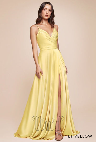 Vivid Core Laguna Gown in Light Yellow / Yellows