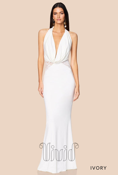 Nookie Lala Gown in Ivory / Whites
