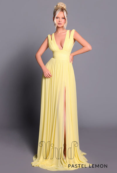 Nicoletta Bridesmaids Lucy Gown NBM2009 in Pastel Lemon / Yellows