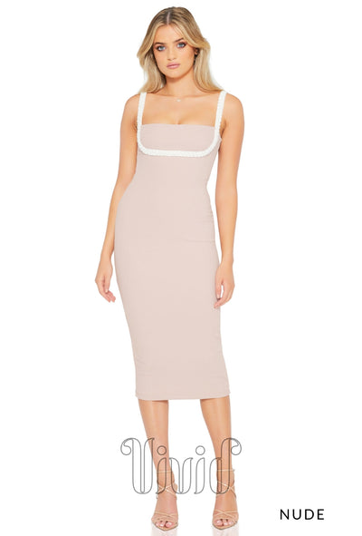 Nookie Nouveau Midi in Nude / Nude & Neutrals