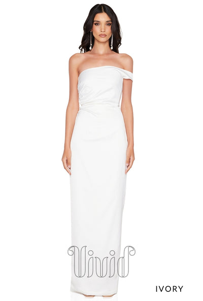 Nookie Pallisade Gown in Ivory / Whites
