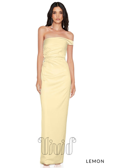 Nookie Pallisade Gown in Lemon / Yellows