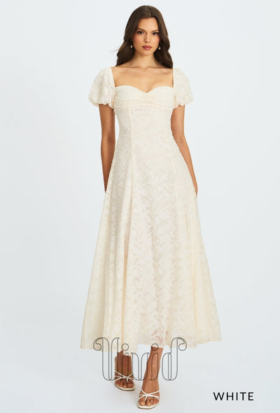 Vivid Formal Robyn Dress in White / Whites