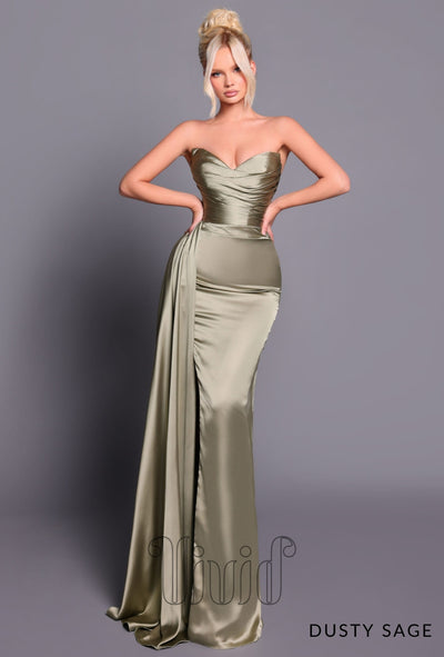 Nicoletta Bridesmaids Zoey Gown NBM2001 in Dusty Sage / Greens