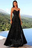 Zoey Sequin Ball Gown