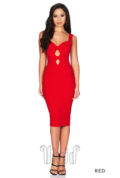 Nookie Alessandra Midi in Red / Reds