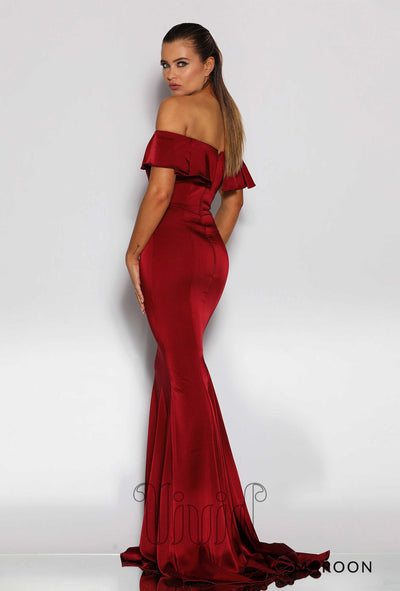 Jadore Paula Gown Sample in Maroon